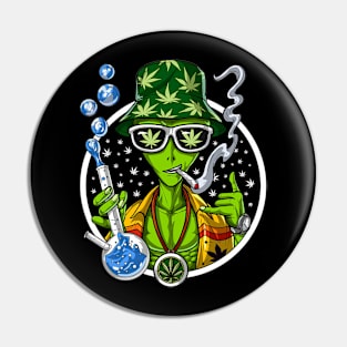 Alien Weed Stoner Nikolay Todorov Pin