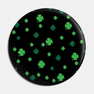 Midnight Clovers Pin