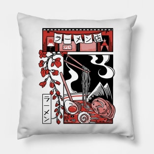 Japanese ramen food Pillow