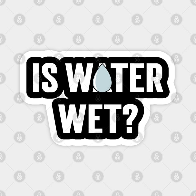 Is Water Wet? Magnet by Emma