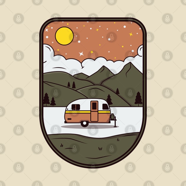 Vintage camping-car | Fathers Day by OgyDesign