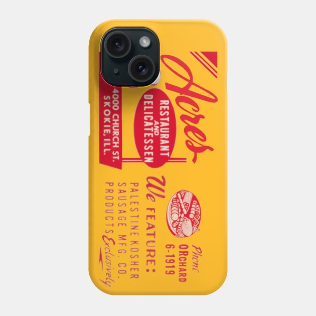 Acres Delicatessen of Skokie, IL Phone Case by thenosh