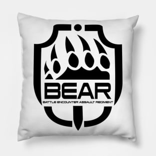 Escape From Tarkov BEAR big black logo Pillow