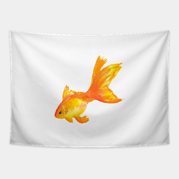 Artistic Gold Fish Tapestry by ArtisticTee