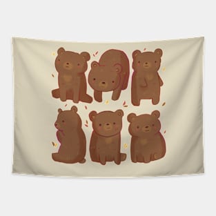 Cute bears pattern Tapestry