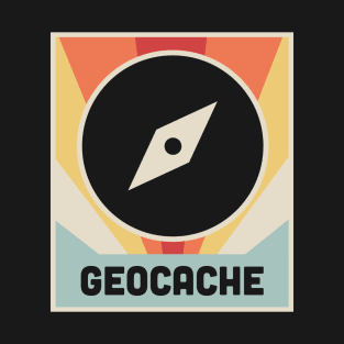 GEOCACHE | Vintage Style Poster T-Shirt