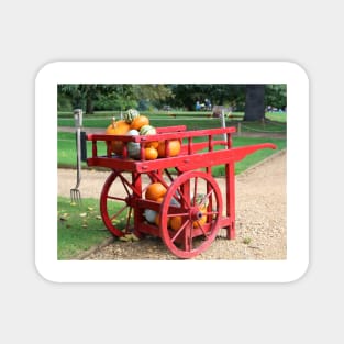 Cart of Pumpkins Magnet