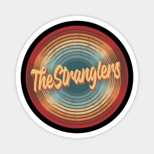 The Stranglers Vintage Circle Magnet