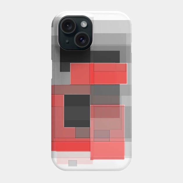 Abstract Squares Phone Case by AdrianManser