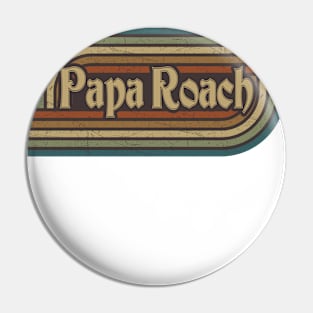 papa roach vintage stripes Pin