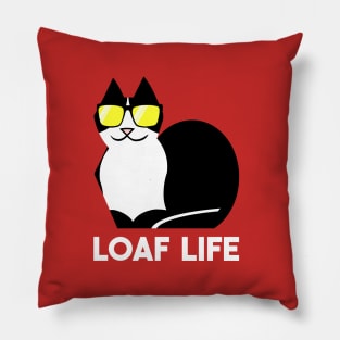 Loaf Life - Tuxedo Cat Pillow