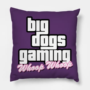 Big Dogs Gaming - Vice Style Logo Pillow