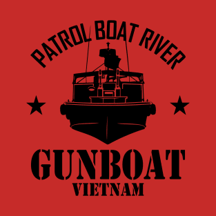 Patrol Boat River PBR - Gunboat Vietnam (subdued) T-Shirt