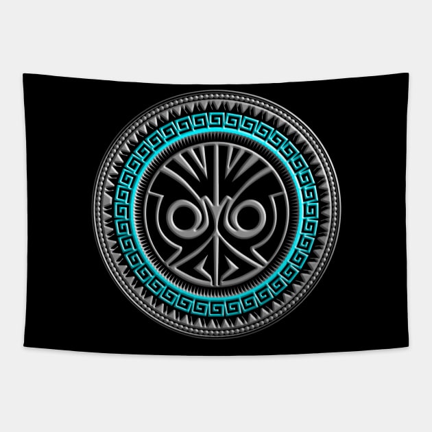 POLYNESIAN MASK 6 Tapestry by GardenOfNightmares