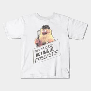 Philadelphia Flyers Mascot Gritty Youth Size Medium Short Sleeve T-Shirt A1  4651