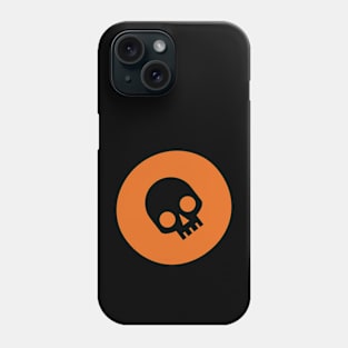 Halloween tombstone skull Phone Case