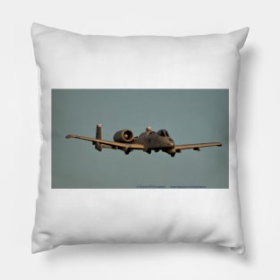 A-10C Warthog on Brrrrt run Pillow