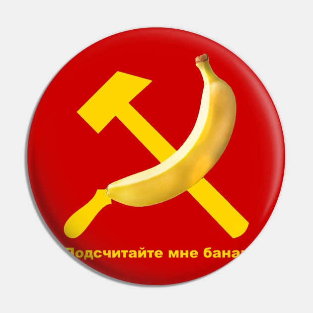 Russian Banana Farmer Pin by ConspiracyTheater