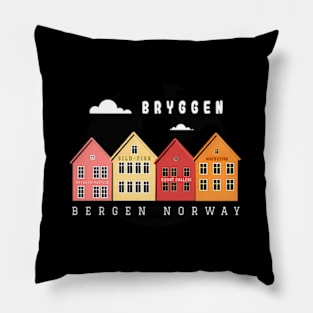 Norway Bergen Bryggen Xo4U Pillow