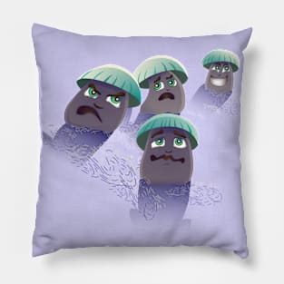 magic mushrooms Pillow