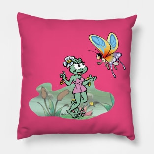 Rana et Butterfly Pillow