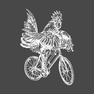 SEEMBO Rooster Cycling Bicycle Bicycling Riding Biking Bike T-Shirt
