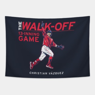 Christian Vazquez The Walk-Off Tapestry