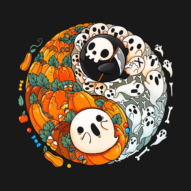 Ying Yang Halloween by Vallina84