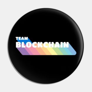 Team Blockchain Colorful Pin