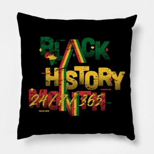 black history month 24/7/365, Pillow