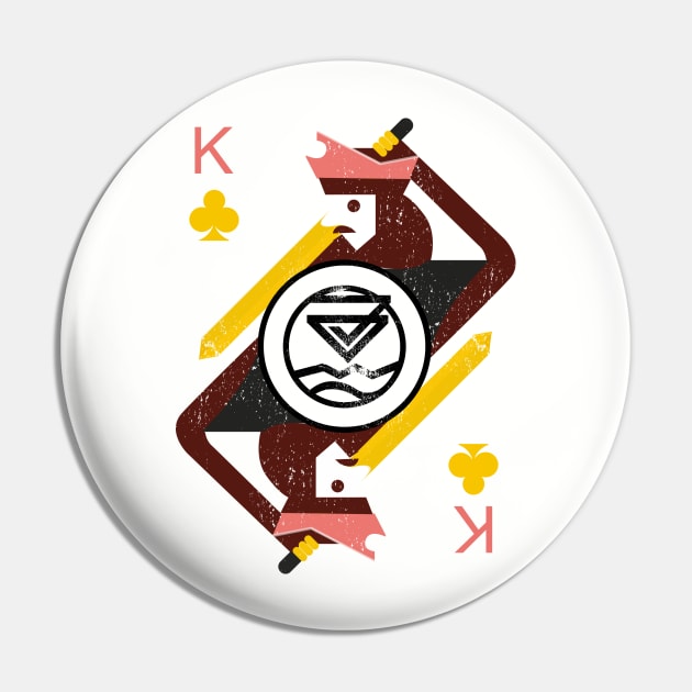 King of Clubs Pin by NZ