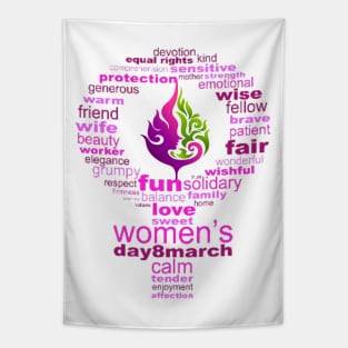 March 8th - IWD - Woman Empowerment Tapestry