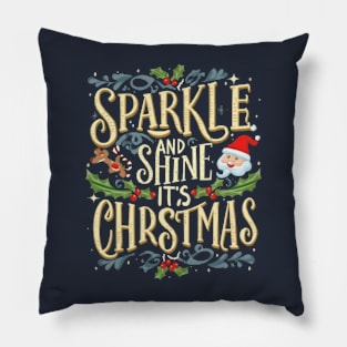 Christmas Slogan Pillow