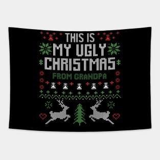 This Is My Ugly Christmas From Grandpa Tapestry