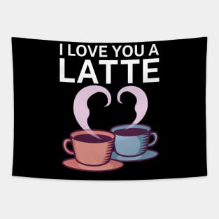 I love you a latte Tapestry