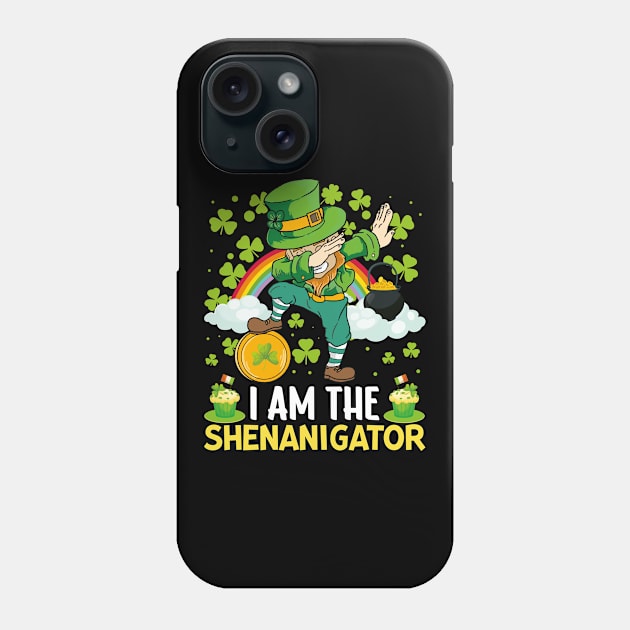 Fun St Patricks Day Dabbing Shenanigator Phone Case by freakys