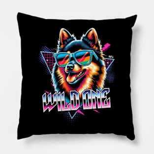 Wild One Schipperke Pillow