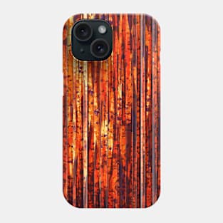 Abstract Orange Stripes Phone Case