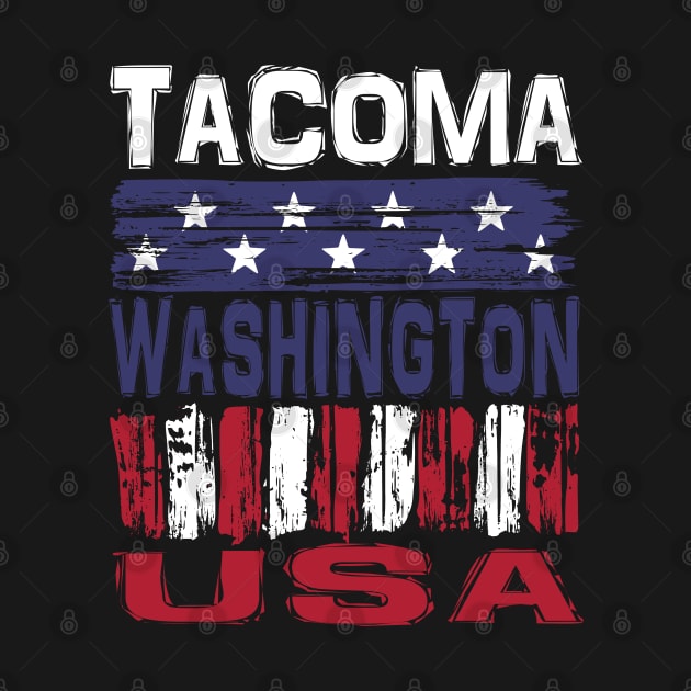 Tacoma Washington USA T-Shirt by Nerd_art