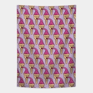 Ice Cream Pattern - Lilac Tapestry