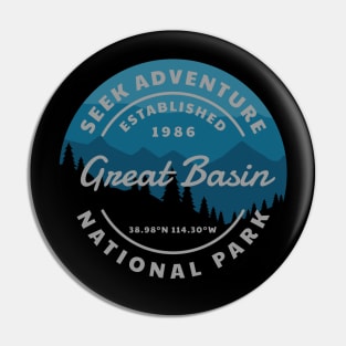 Great Basin National Park Retro Pin