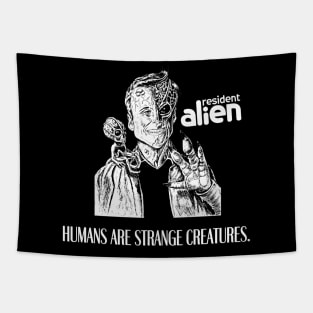 Humans are strange creatures | Resident Alien Tapestry