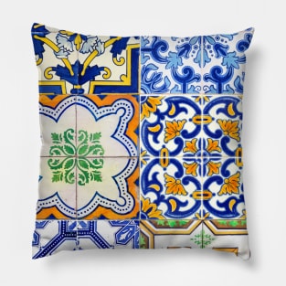 Azulejo — Portuguese tilework #22 Pillow