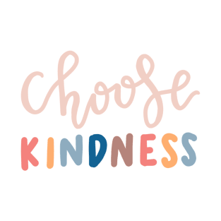 rainbow pastel “choose kindness” T-Shirt