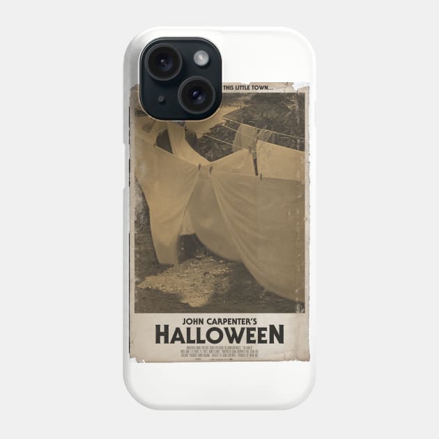 Halloween Movie Poster Tee Phone Case by trevorduntposterdesign