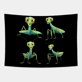 Praying Mantis Bug Insect Nature Zoology Lover Entomologists Tapestry