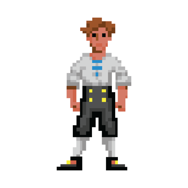 Monkey Island 1 Guybrush Threepwood by Retro8Bit Fashion Store