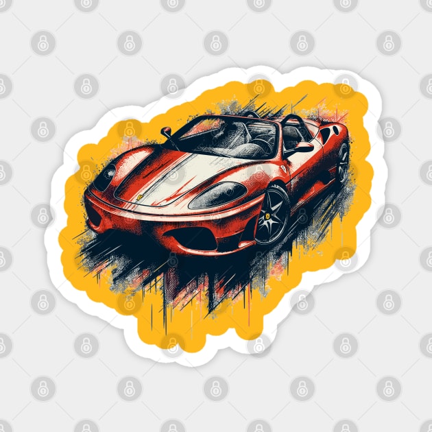 Ferrari 360 spider Magnet by Vehicles-Art