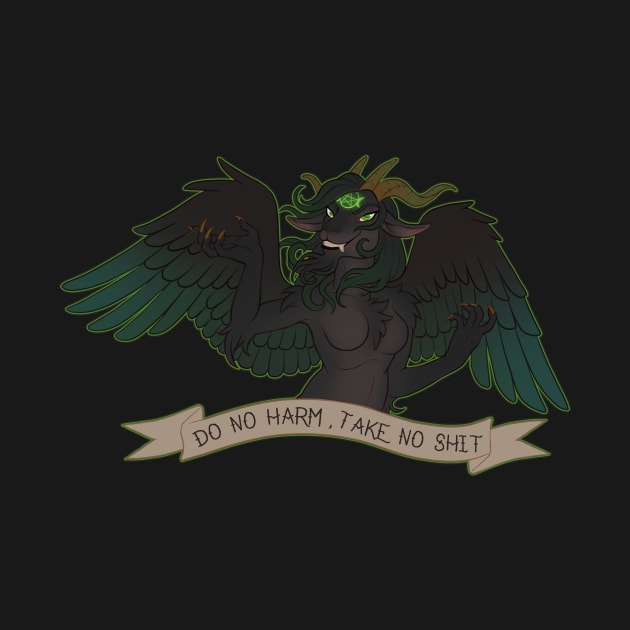 Do No Harm - Green by Horned Goddess