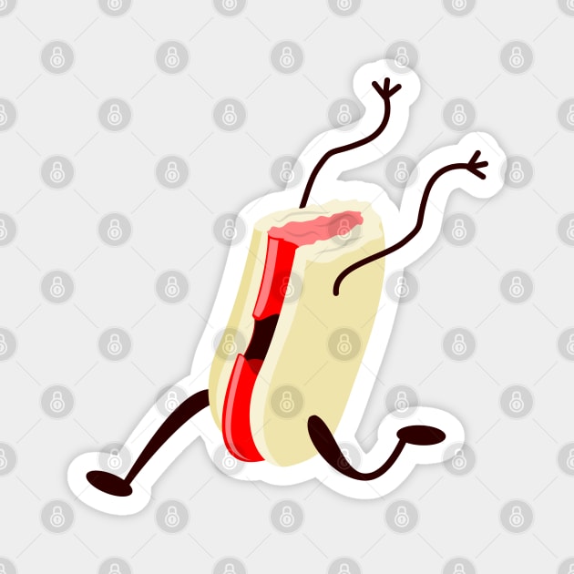 Hot Dog Magnet by Tooniefied